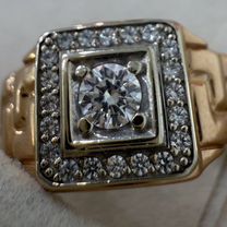 Дисконт коллекция. Мужское кольцо. Золото 585